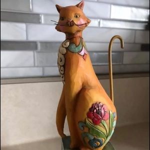 Jim Shores Springtime Cat Figurine